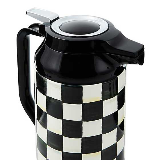 MacKenzie-Childs Unclassified Courtly Check Coffee Carafe