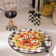 MacKenzie-Childs Unclassified Courtly Check Farmhouse Salt & Pepper Set