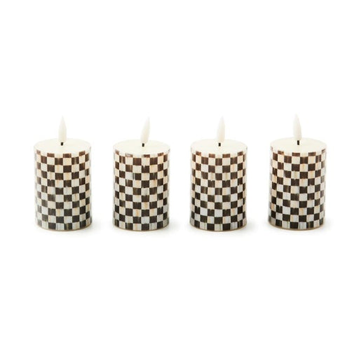 MacKenzie-Childs Unclassified Courtly Check Flameless Votives, Set of 4