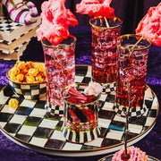 MacKenzie-Childs Unclassified Courtly Check Highball Glass, Set of 2