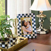 MacKenzie-Childs Unclassified Courtly Check Lacquer 4" x 6" Frame