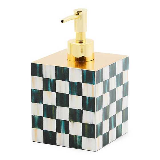 MacKenzie-Childs Unclassified Courtly Check Lacquer Soap Pump