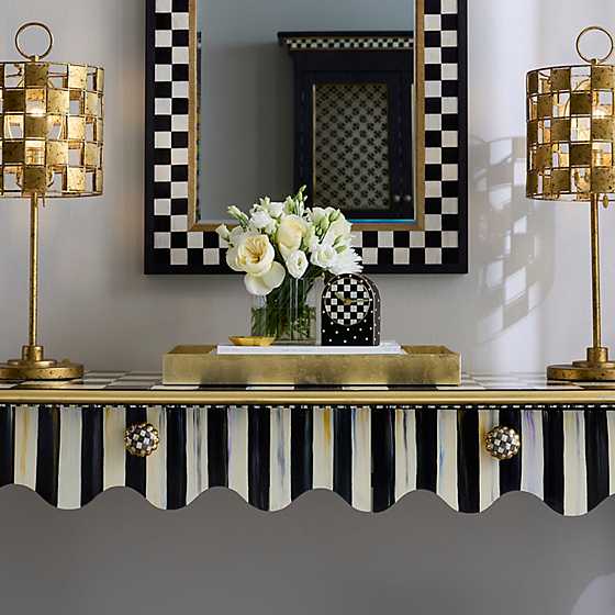 MacKenzie-Childs Unclassified Courtly Check Lacquer Tray