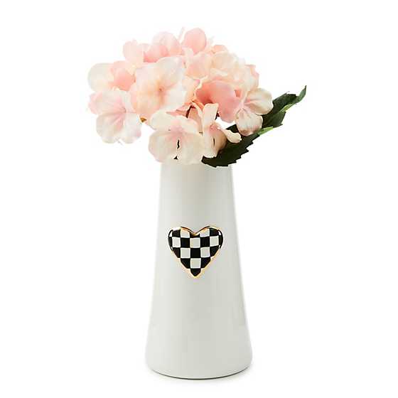 MacKenzie-Childs Unclassified Courtly Check Tall Heart Vase