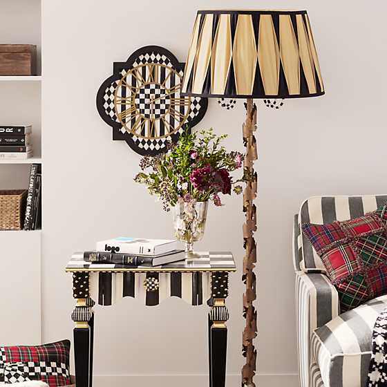 MacKenzie-Childs Unclassified Courtly Check Tile Wall Clock