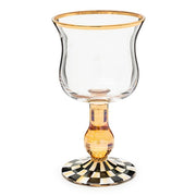 MacKenzie-Childs Unclassified Courtly Check Wine Glass