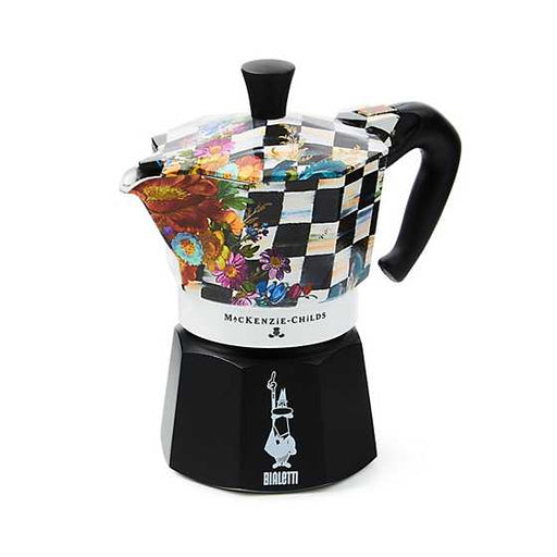 MacKenzie-Childs Unclassified Courtly Flower Market 3 Cup Moka Pot