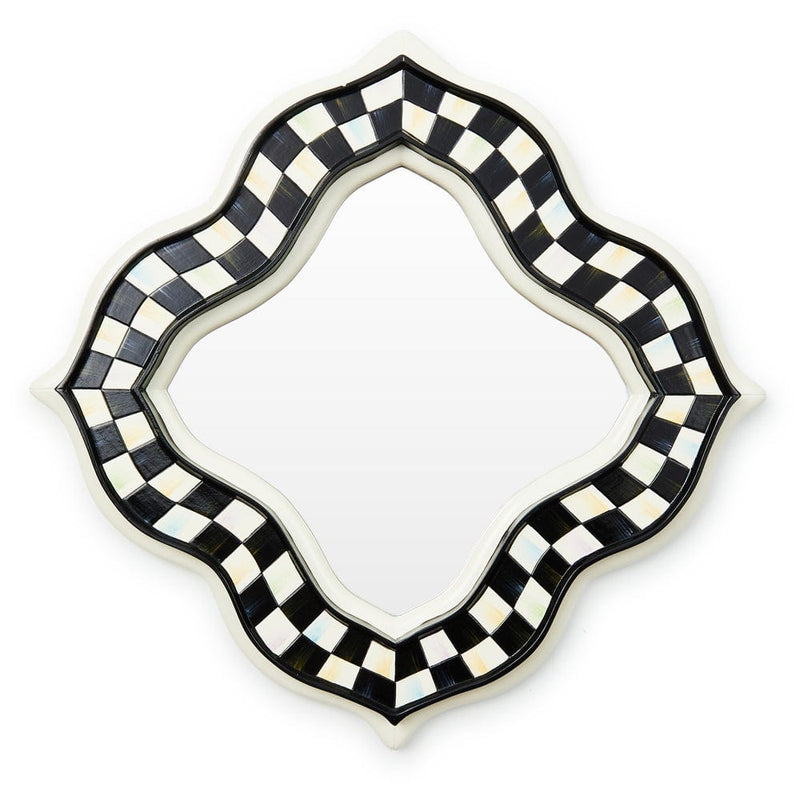 MacKenzie-Childs Unclassified Courtly Quatriflower Small Wall Mirror