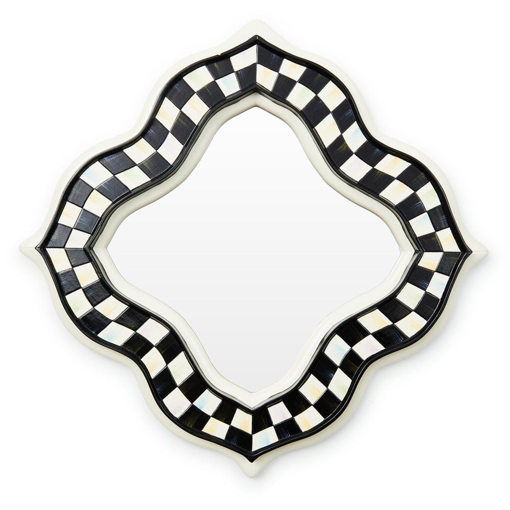 MacKenzie-Childs Unclassified Courtly Quatriflower Small Wall Mirror