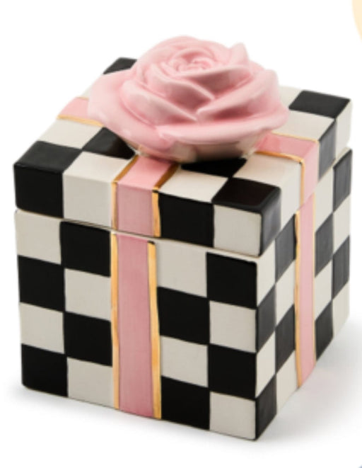 MacKenzie-Childs Unclassified Courtly Rose Gift Lidded Box