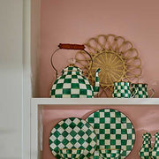 MacKenzie-Childs Unclassified Emerald Check 3 Quart Tea Kettle