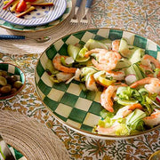 MacKenzie-Childs Unclassified Emerald Check Abundant Bowl