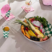 MacKenzie-Childs Unclassified Emerald Check Abundant Bowl