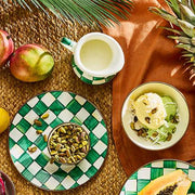 MacKenzie-Childs Unclassified Emerald Check Creamer