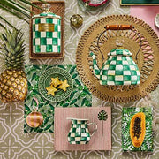 MacKenzie-Childs Unclassified Emerald Check Creamer