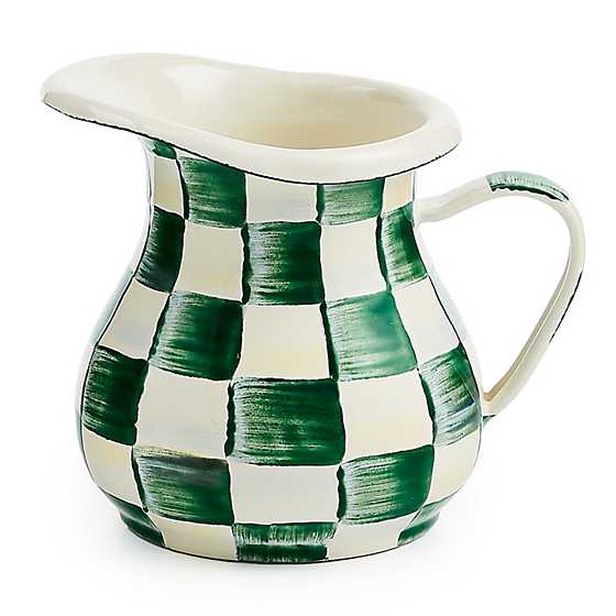 MacKenzie-Childs Unclassified Emerald Check Creamer
