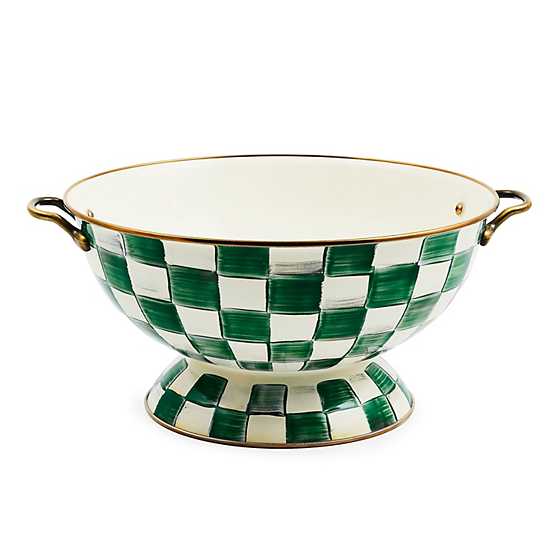 MacKenzie-Childs Unclassified Emerald Check Everything Bowl