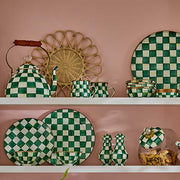 MacKenzie-Childs Unclassified Emerald Check Mug