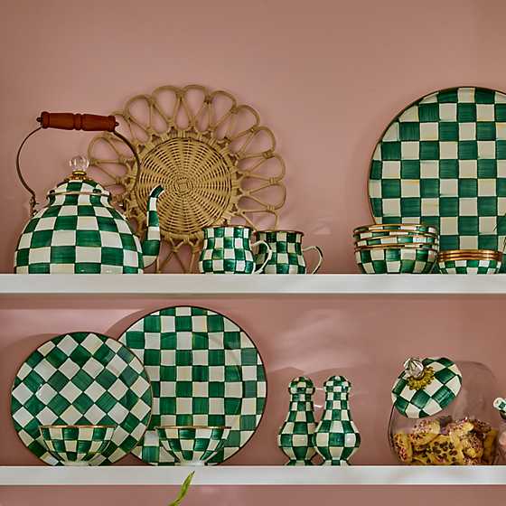 MacKenzie-Childs Unclassified Emerald Check Mug