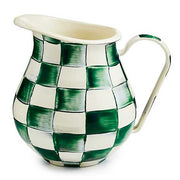 MacKenzie-Childs Unclassified Emerald Check Pitcher