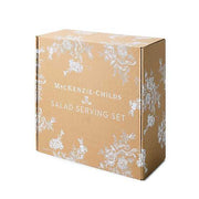 MacKenzie-Childs Unclassified Emerald Check Salad Serving Set