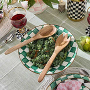 MacKenzie-Childs Unclassified Emerald Check Serving Bowl