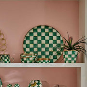 MacKenzie-Childs Unclassified Emerald Check Serving Platter