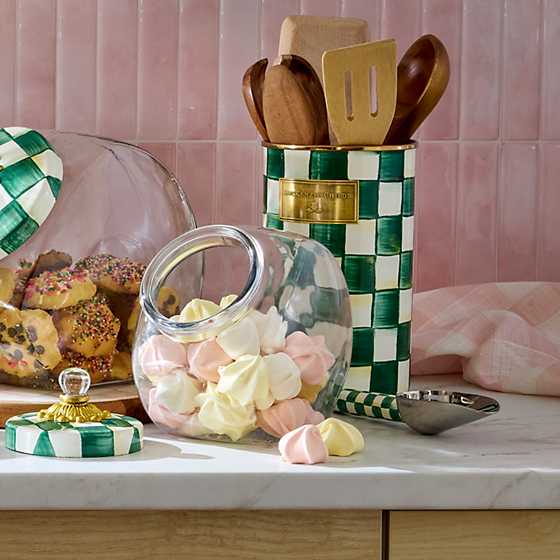 MacKenzie-Childs Unclassified Emerald Check Small Scoop