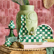 MacKenzie-Childs Unclassified Emerald Check Spoon Rest