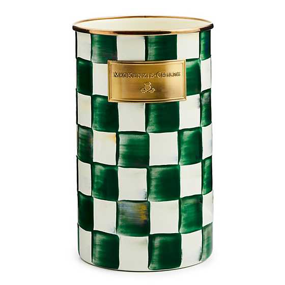 MacKenzie-Childs Unclassified Emerald Check Utensil Holder