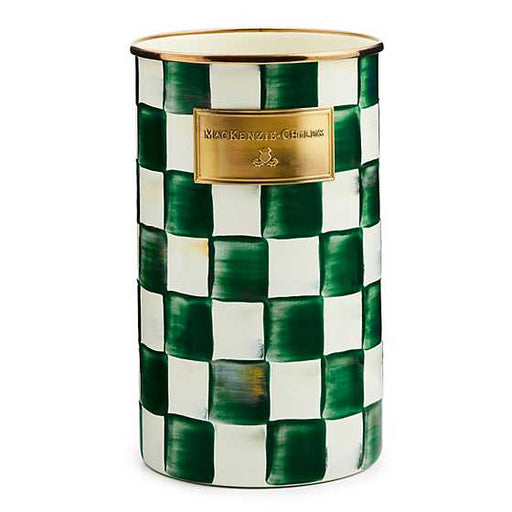 MacKenzie-Childs Unclassified Emerald Check Utensil Holder