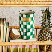 MacKenzie-Childs Unclassified Emerald Check Utensil Holder