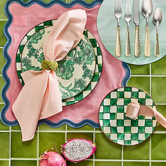 MacKenzie-Childs Unclassified Emerald English Garden Charger/Plate