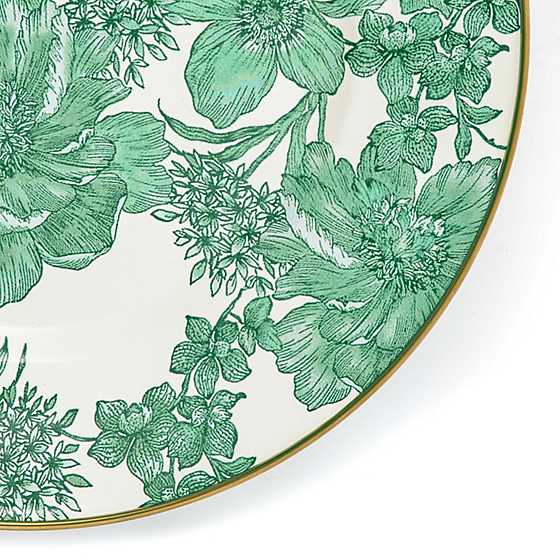 MacKenzie-Childs Unclassified Emerald English Garden Dinner Plate