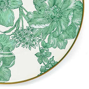 MacKenzie-Childs Unclassified Emerald English Garden Salad Plate