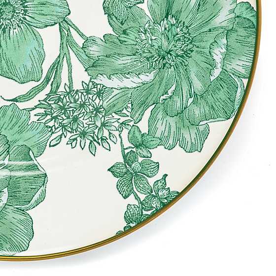 MacKenzie-Childs Unclassified Emerald English Garden Salad Plate