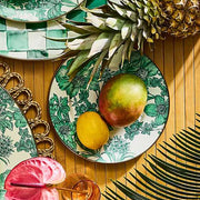 MacKenzie-Childs Unclassified Emerald English Garden Salad Plate