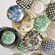 MacKenzie-Childs Unclassified Emerald English Garden Salad Plate