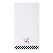 MacKenzie-Childs Unclassified Eternity Butterfly Check Hand Towel