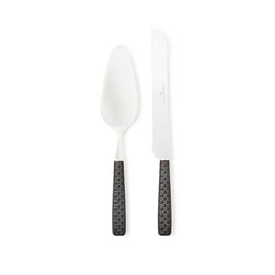 MacKenzie-Childs Unclassified Everyday Black Cake Serving Set