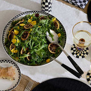 MacKenzie-Childs Unclassified Everyday Black Salad Serving Set