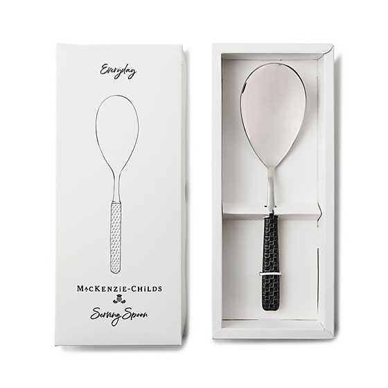 MacKenzie-Childs Unclassified Everyday Black Serving Spoon