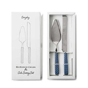 MacKenzie-Childs Unclassified Everyday Indigo Cake Serving Set