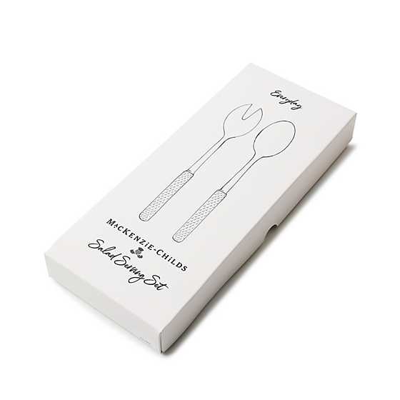 MacKenzie-Childs Unclassified Everyday Indigo Salad Serving Set