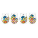 MacKenzie-Childs Unclassified Flower Market Stemless Wine Glass, Set of 4