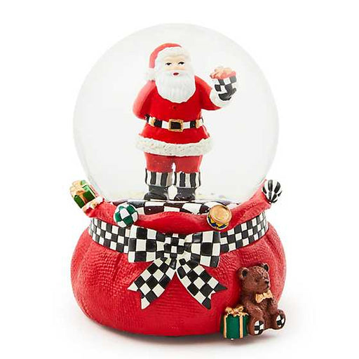 MacKenzie-Childs Unclassified Gift Giving Santa Snow Globe