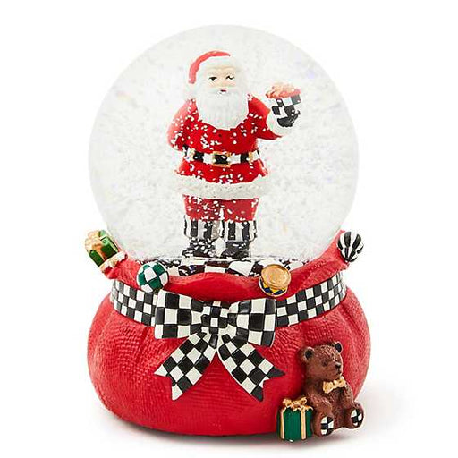 MacKenzie-Childs Unclassified Gift Giving Santa Snow Globe