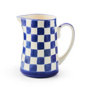 MacKenzie-Childs Unclassified Indigo Check Pitcher
