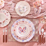 MacKenzie-Childs Unclassified Lilac Check Round Platter