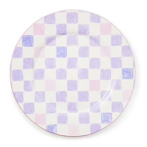 MacKenzie-Childs Unclassified Lilac Check Round Platter